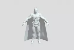 Batman Arkham Knight- Batman Model and Batwing Low-poly 3D model