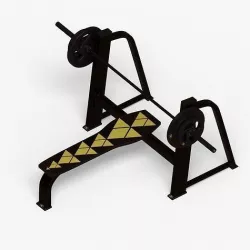 Bench Press 3D model