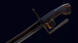 Black saber 3D model