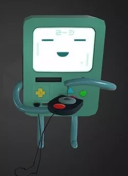 Bmo- Adventure Time Low-poly 3D model