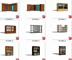 bookcase 3D model
