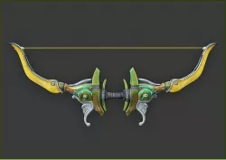 Bow and arrow 3D model