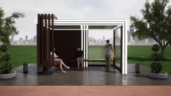 Bus stop  3D model
