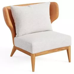 Busto Lounge Chair 3D model