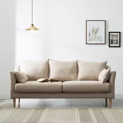 Cameron 3-seater style clean washable fabric sofa 3D model