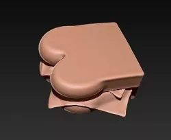 car rocket cake ice cream sandwich and pillow 3d models pack 3D model