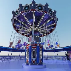 Chair Swing Ride 3D model