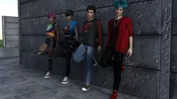 Character Collection rigged Low-poly 3D model