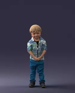 Child boy 0702 3D model