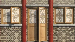 Chinese style Windows Chinese style Chinese door window 3D model