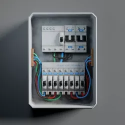 Circuit Breaker Low-poly 3D model