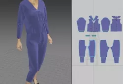 cloth 3D model
