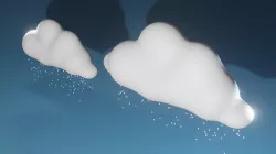 Clouds Low-poly 3D model