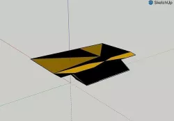 contemporary table 3D model
