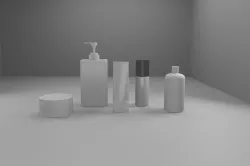 Cosmetic Set of 5 - 3D model  3D model