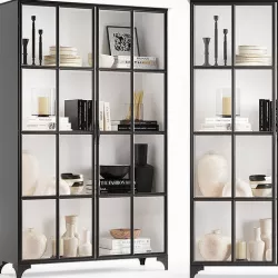 Crate and Barrel Kedzie cabinet 3D model