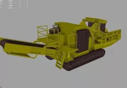 Crusher Wermeer HG4000TX 3D model