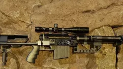 custom sniper rifle Cheytac m200 Low-poly 3D model