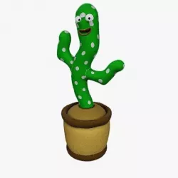 Dancing Cactus Low-poly 3D model