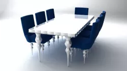 Dining Table Chair 3D model