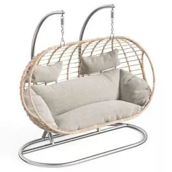 Double Indoor Outdoor Hanging Chair 3D model