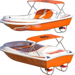 E-Motion electric pleasure boat 3D model