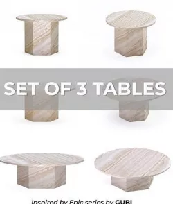 Epic Coffee Table by GUBI 3D model