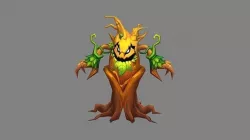 Evil dryad - Tree monster Low-poly 3D model