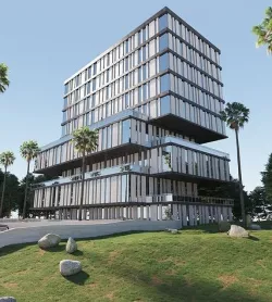 Exterior hotel 3d model 3D model