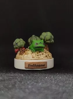 FAN ART BULBASAUR POKEMON DIORAMA cute anime indigo  3D model