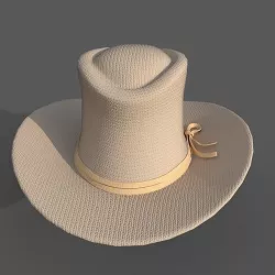 Fedora Low-poly 3D model