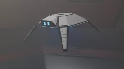 Futuristic Drone PBR 3D model
