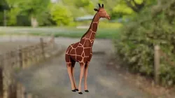 Giraffe  Low-poly 3D model