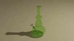Glass bong 3D model