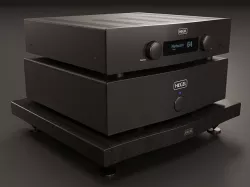 HEGEL H190 Amp and HEGEL H20 Power Amp with Amp Stand 3D model