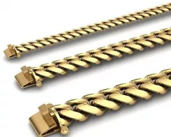Hollow chain  three sizes    just STL 3D model