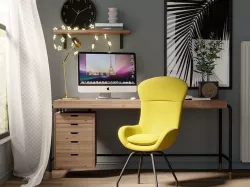 Home office work desk 3D model