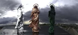 Hooded Angel of mercy with stars  3D model