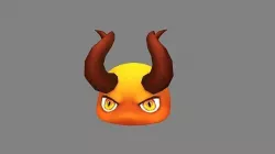 Horned Demon Low-poly 3D model
