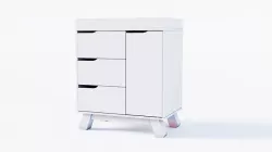 Hudson Changing Table Dresser Low-poly 3D model