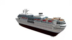 Italian Cruise Low-poly 3D model