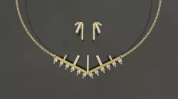 Jewelry arrow shaped mini set printable S79 3D model