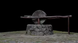 Korean Traditional mill BangAh 3D model