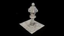 Korean Traditional Stupa SariraTop 3D model