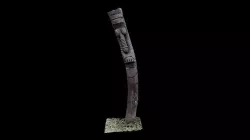 Korean Traditional Totem Pole JangSeung 3D model