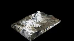 Kula Kangri Mountain Low-poly 3D model