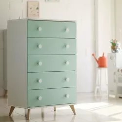 Lauren 5 drawer chest of drawers 3D model