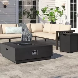 Lefkowski Outdoor Cast Iron Propane Gas Fire Pit Table 3D model