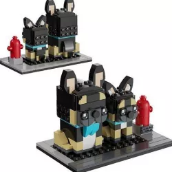 Lego Brickheadz - 40544 French Bulldog 3D model