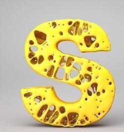 Beads letters and numbers 3D model 3D printable
